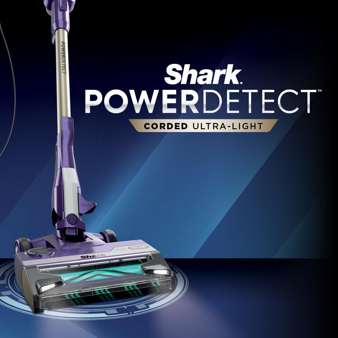 Shark® POWERDETECT™ Ultra-Light Corded Stick Vacuum Corded Shark® POWERDETECT™ Ultra-Light Corded Stick Vacuum Corded